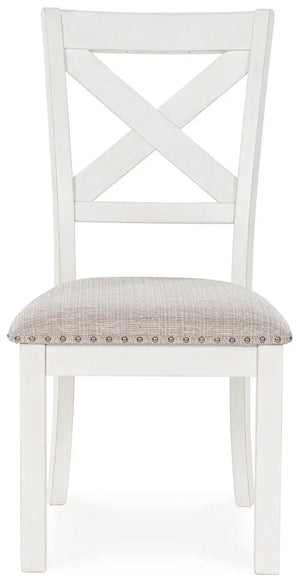 Robbinsdale - Dining Upholstered Side Chair (Set of 2) - Antique White - Best Buy Furniture
