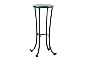 Accent Side Table, Plant Stand, Round, Contemporary & Modern - Black - Best Buy Furniture