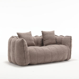 Cozy Beanbag Chair With High Resilience Foam Core For 2