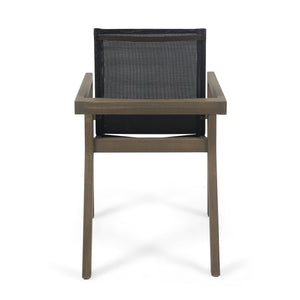 7 Pieces Acacia Wood Outdoor Dining Set