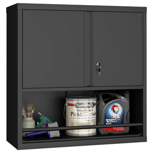 Metal Adjustable 2 Doors Storage Cabinet