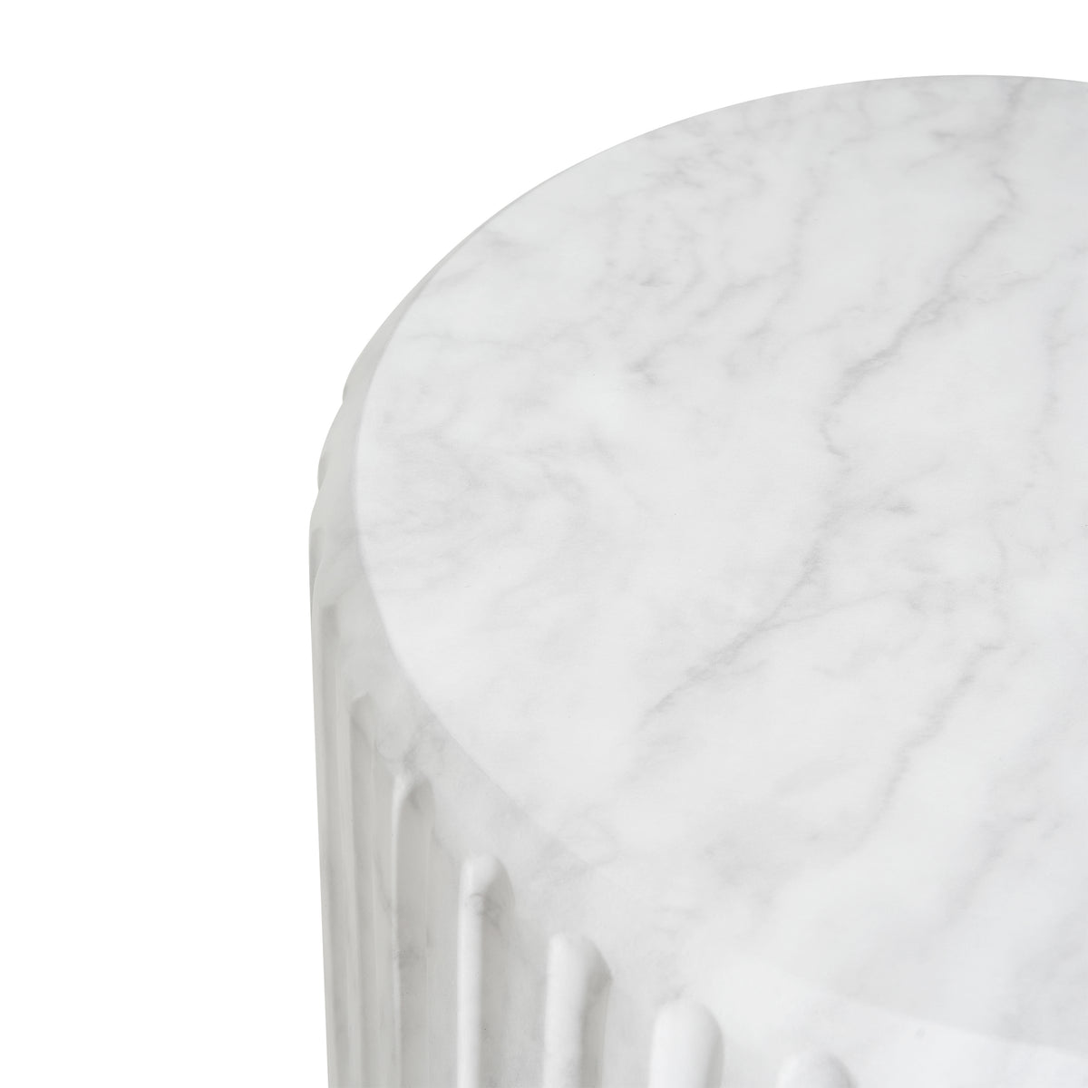 Outdoor Cicci Carved Side Table