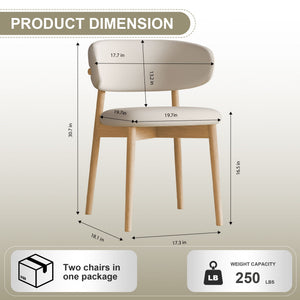 Mid-Century Modern Dining Chair (Set of 2)
