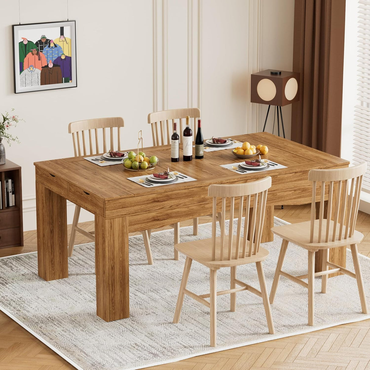 Gaming Table with Removable Top for 4–6 Players