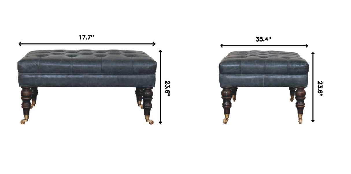 Buffalo - Ottoman With Castor Legs