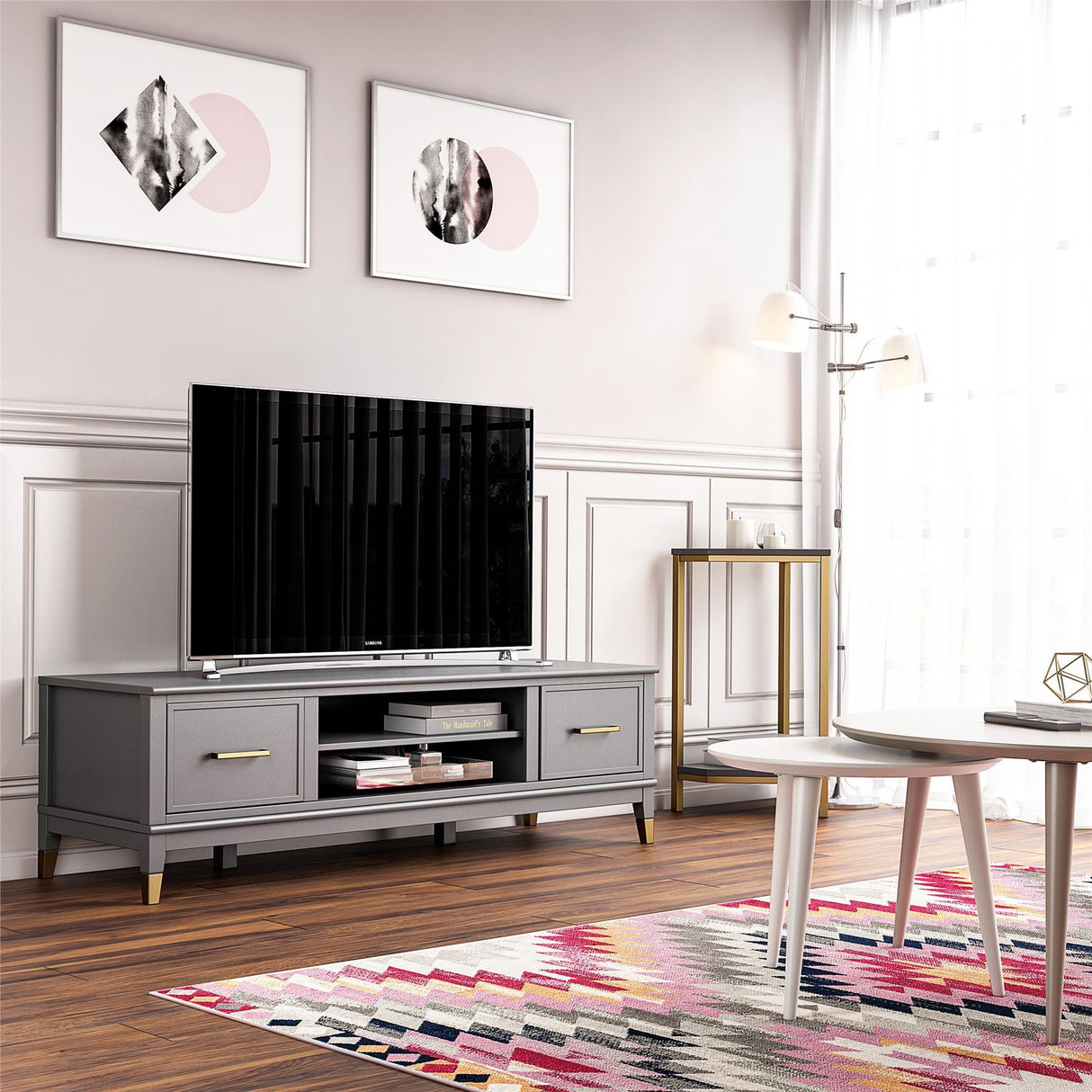 Westerleigh TV Stand - Dark Gray