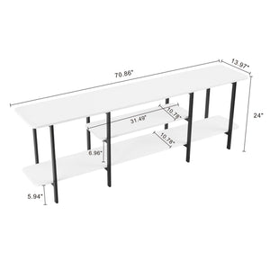 Celine - 3 Shelf Console Table