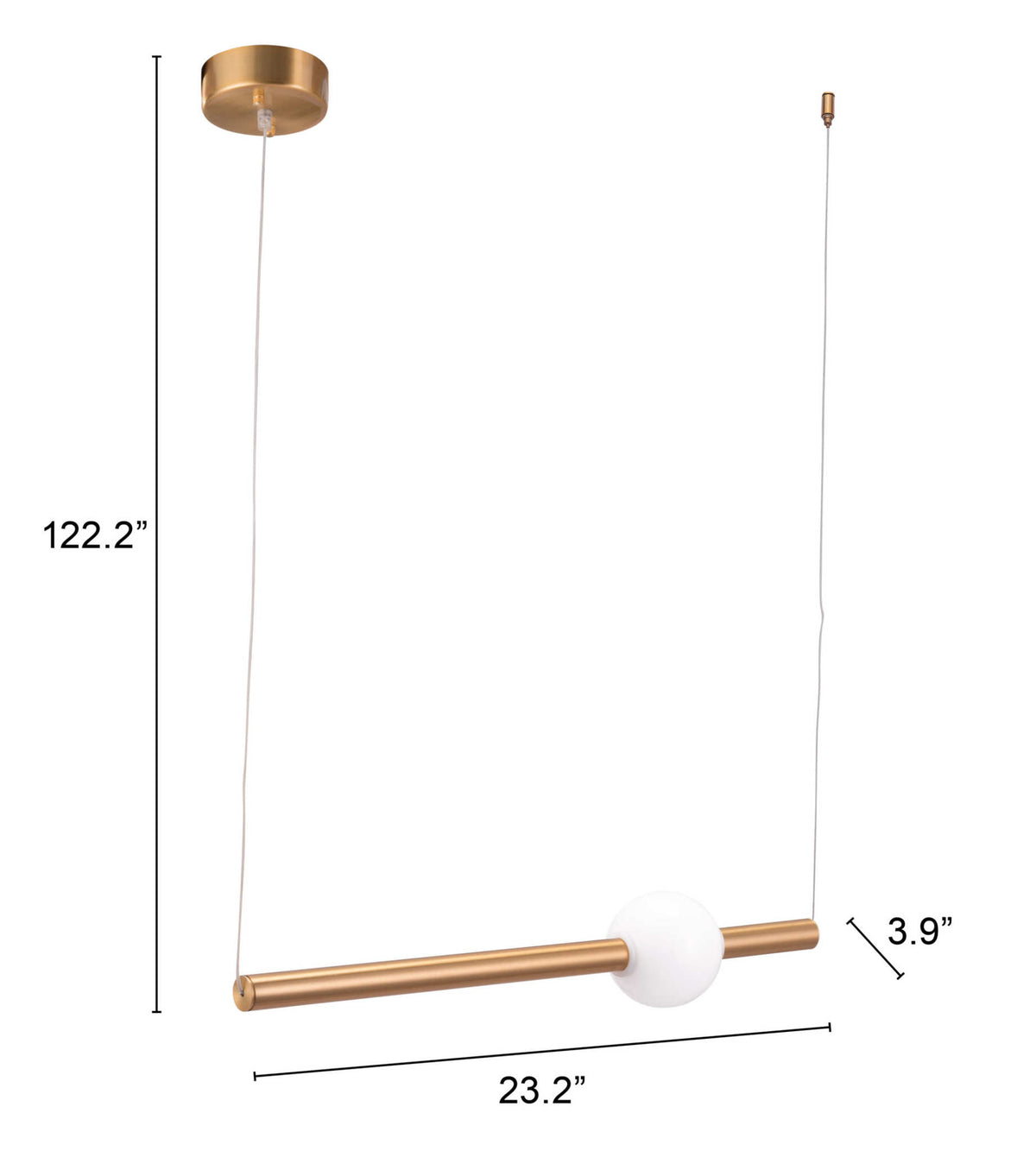 Zuo Modern Adeo Ceiling Lamp