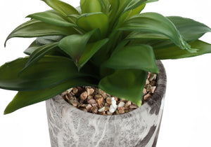 6" Tall, Artificial Plant, Succulent, Indoor, Faux, Fake, Table, Greenery, Potted, Decorative (Set of 2) - Green / Gray - Best Buy Furniture