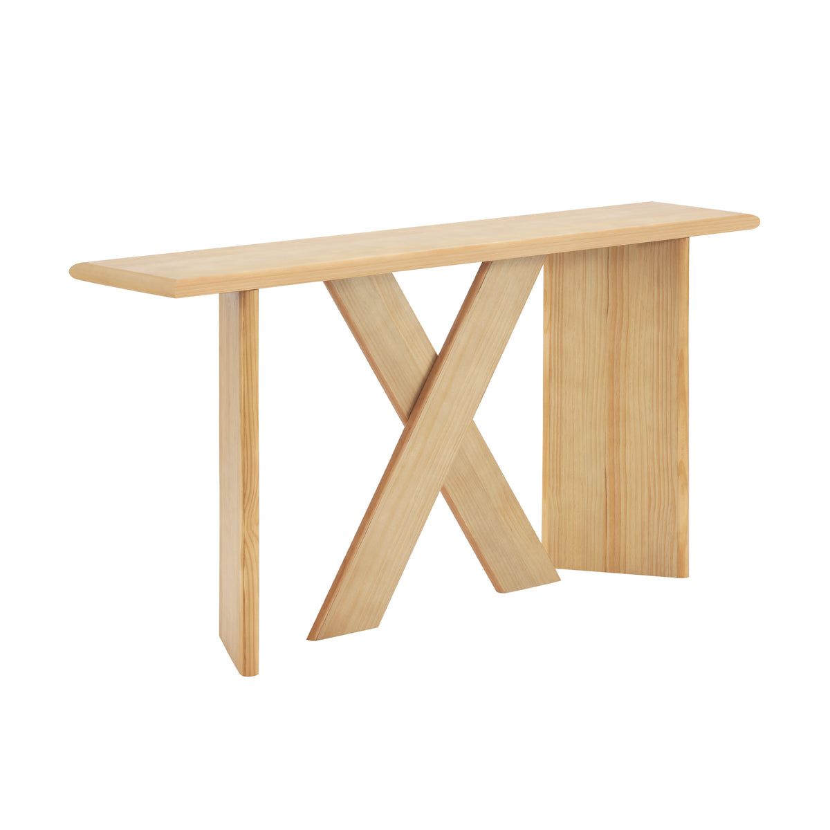 Minimalist Modern X‑Frame Console Table