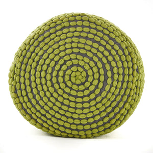 River - Handcrafted Cylindrical Pouf Water Resistant Fabric