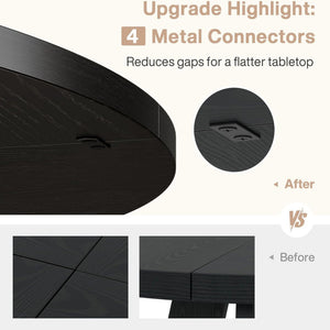 Round Dining Cross Base Kitchen Table