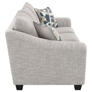 Mingle ] Upholstered Sofa - Light Gray
