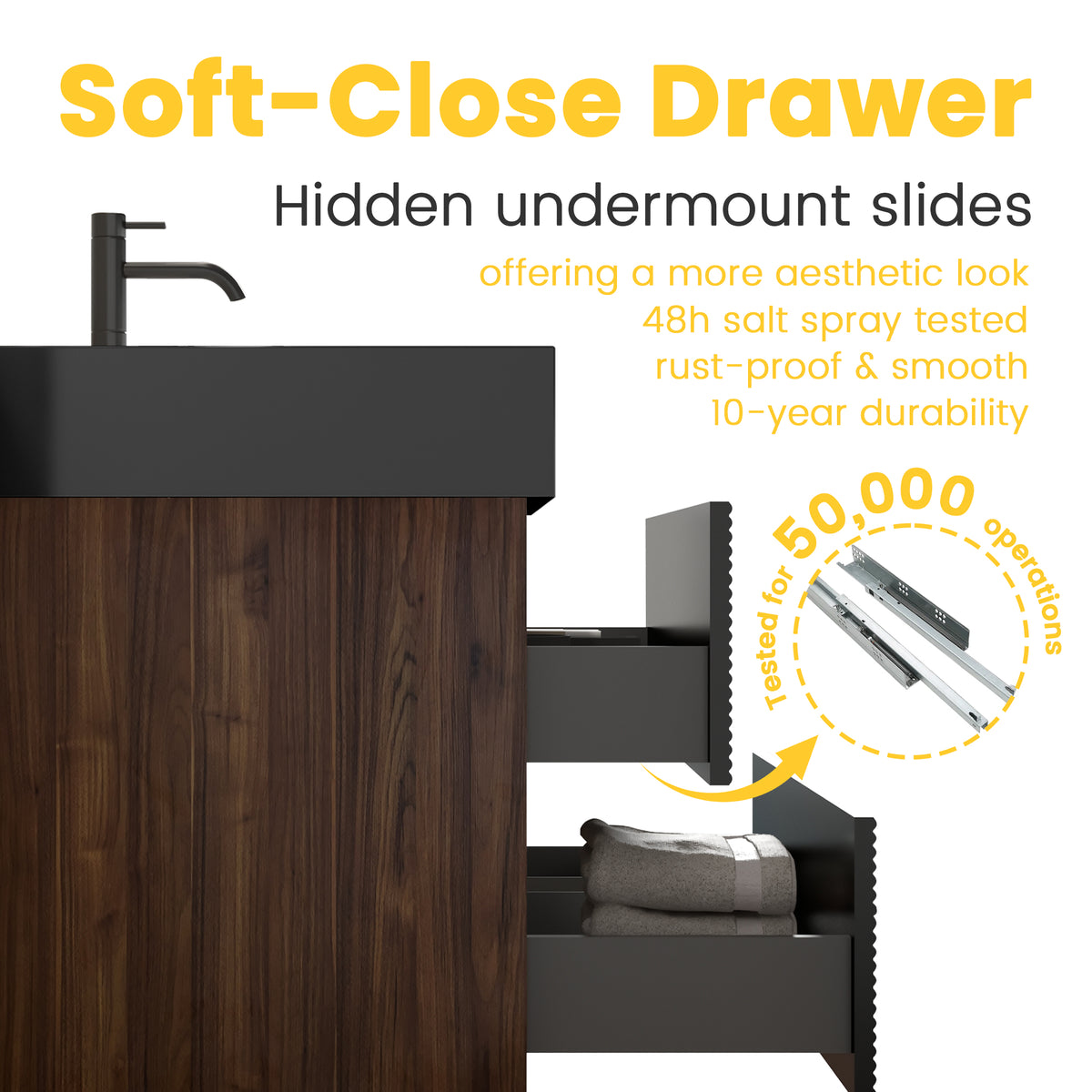 Grace 72'' Bathroom Vanity with Matt
