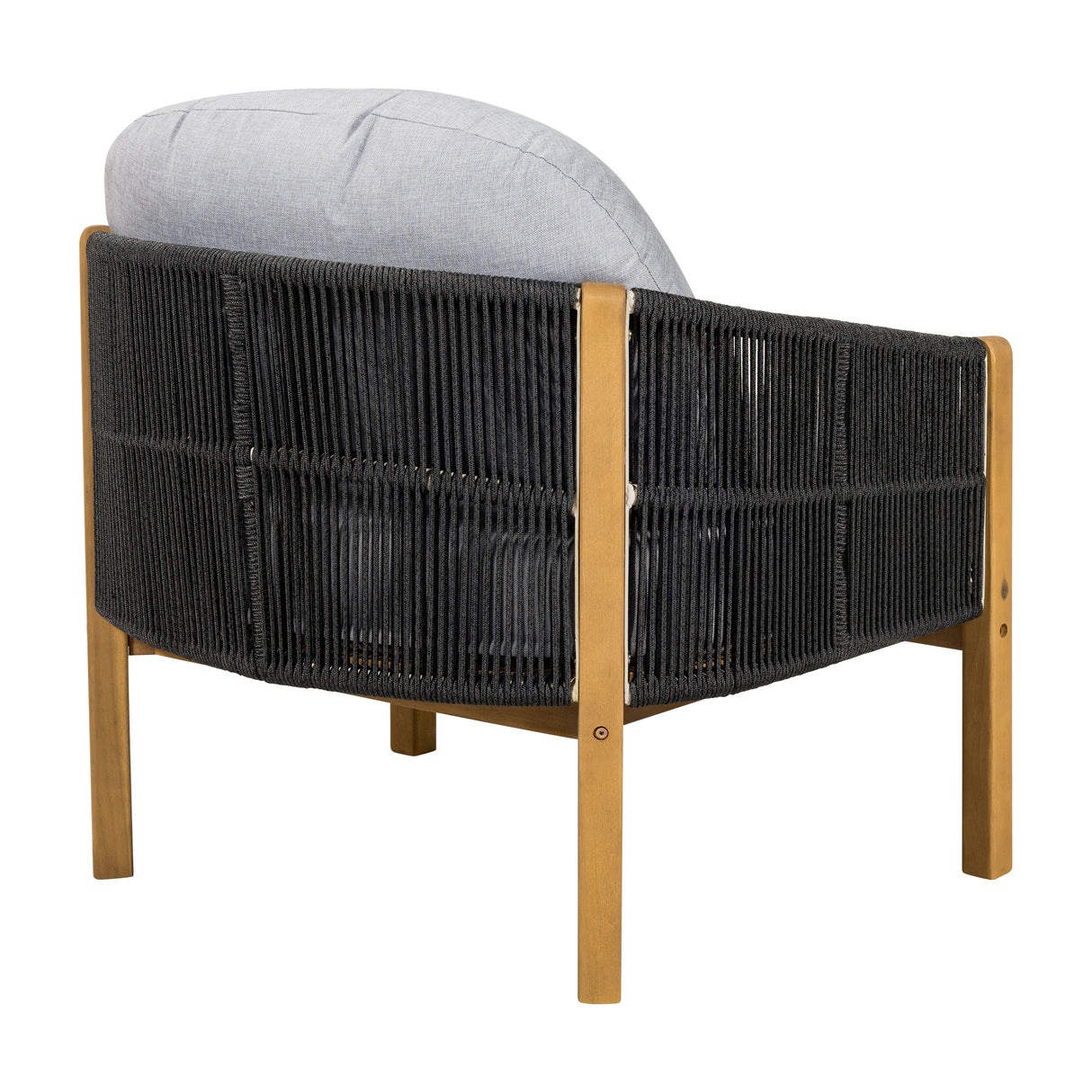 Grotta Outdoor Wood Club Chair