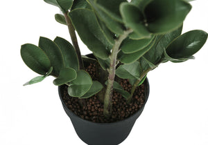 29" Tall, Artificial Plant, Zz Tree, Indoor, Faux, Fake, Floor, Greenery, Potted, Real Touch, Decorative - Green / Black - Best Buy Furniture