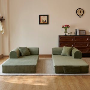 78.8" Compression Sofa - Convertible Floor Sofa Bed