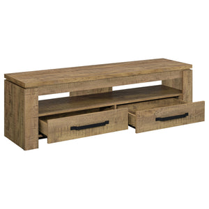Tesoro - TV Stand With 2 Drawers - Mango Color