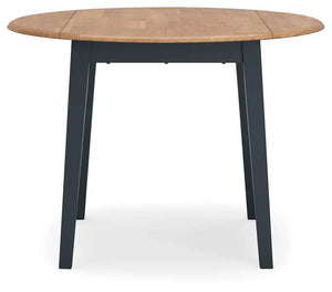 Gesthaven - Round Dining Room Drop Leaf Table - Best Buy Furniture