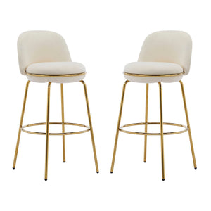 Rio Claro Indoor Upholstered Barstool Set of 2