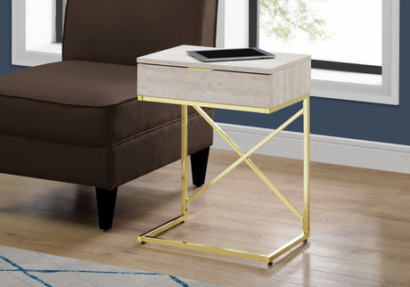 Accent Side Table, Storage Drawer, Spacious Tabletop, Contemporary & Modern - Best Buy Furniture
