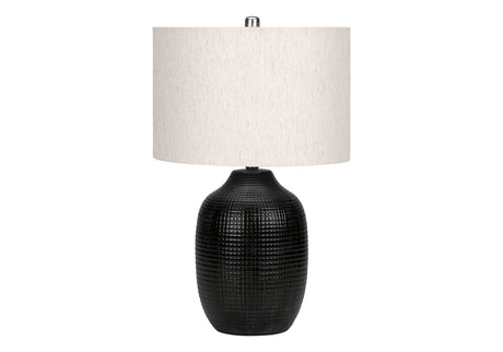 Lighting, Table Lamp, Ceramic, Contemporary - Black / Cream - Best Buy Furniture