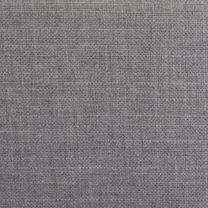 California King Upholstered Panel Bed With Tufted Headboard - Gray