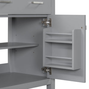 Bathroom Vanity With Ceramic Sink, Modern Single Bathroom Cabinet With 2 Doors And A Shelf, Soft Close Doors