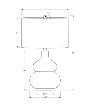 Lighting, Table Lamp, Contemporary - Cream