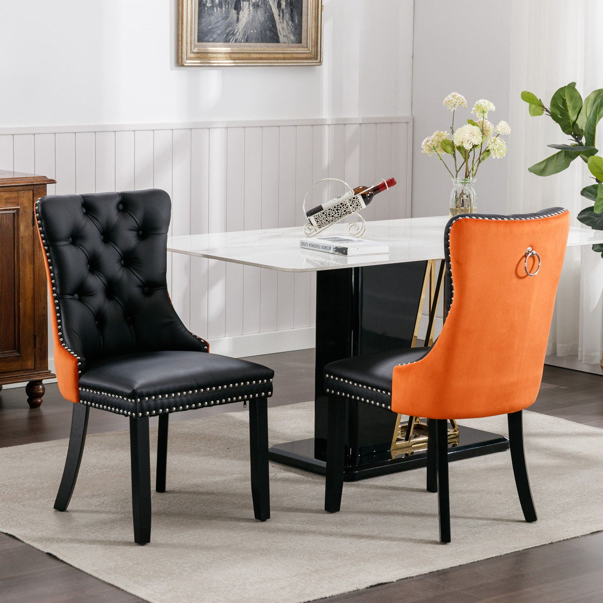 Nikki - Modern Upholstered Dining Chair (Set of 2)