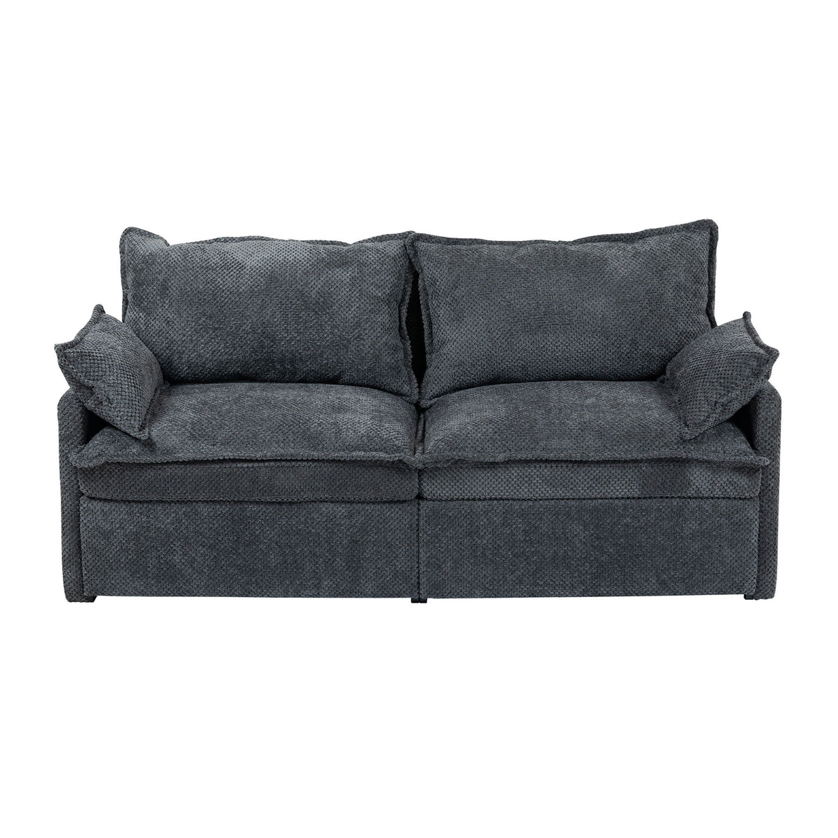 Pull Out Sofa Bed, Convertible Sleeper Sofa Couch, Side Storage, And USB / C - Type Charging Ports Chair