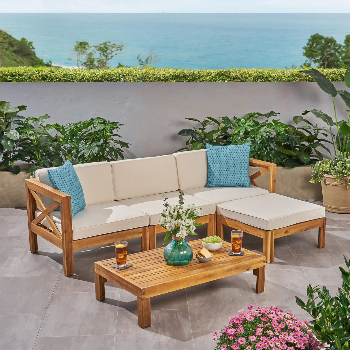 Alcove - L Shape Sofa Set - Best Buy Furniture