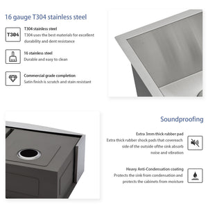 Farmhouse Double Bowl Sink With 50/50 Layout
