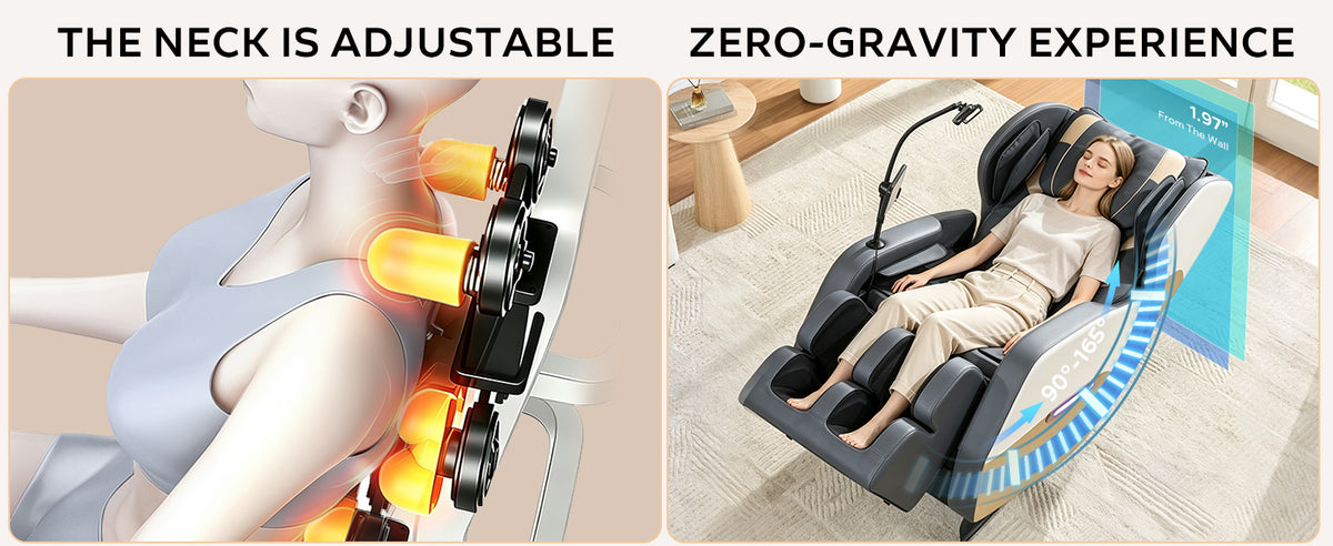 2026 Massage Chair Recliner with Zero Gravity and Full Body Air Pressure