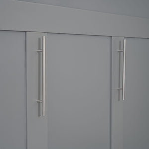 Murphy Wall Bed With LED Lights, Shelves And Drawers