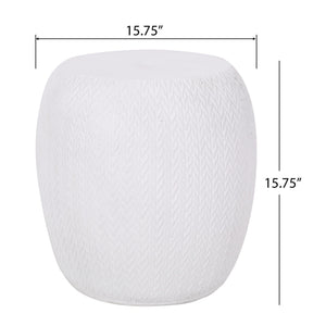 Outdoor Lightweight, Concrete Side Table - Antique White - Best Buy Furniture