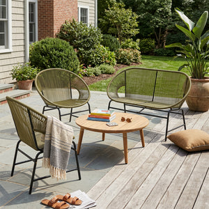 Nusa Outdoor Patio 4-Pcs Chat Set