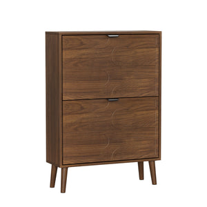 Medieval - Independent Shoe Cabinet With 2 Flip Drawers