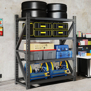 Heavy Duty 4 Shelf Garage Shelving Unit