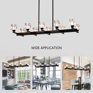 10-Light Chandelier for Dining Room