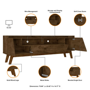 Marcus - TV Stand With 4 Shelves And Soft Close Doors