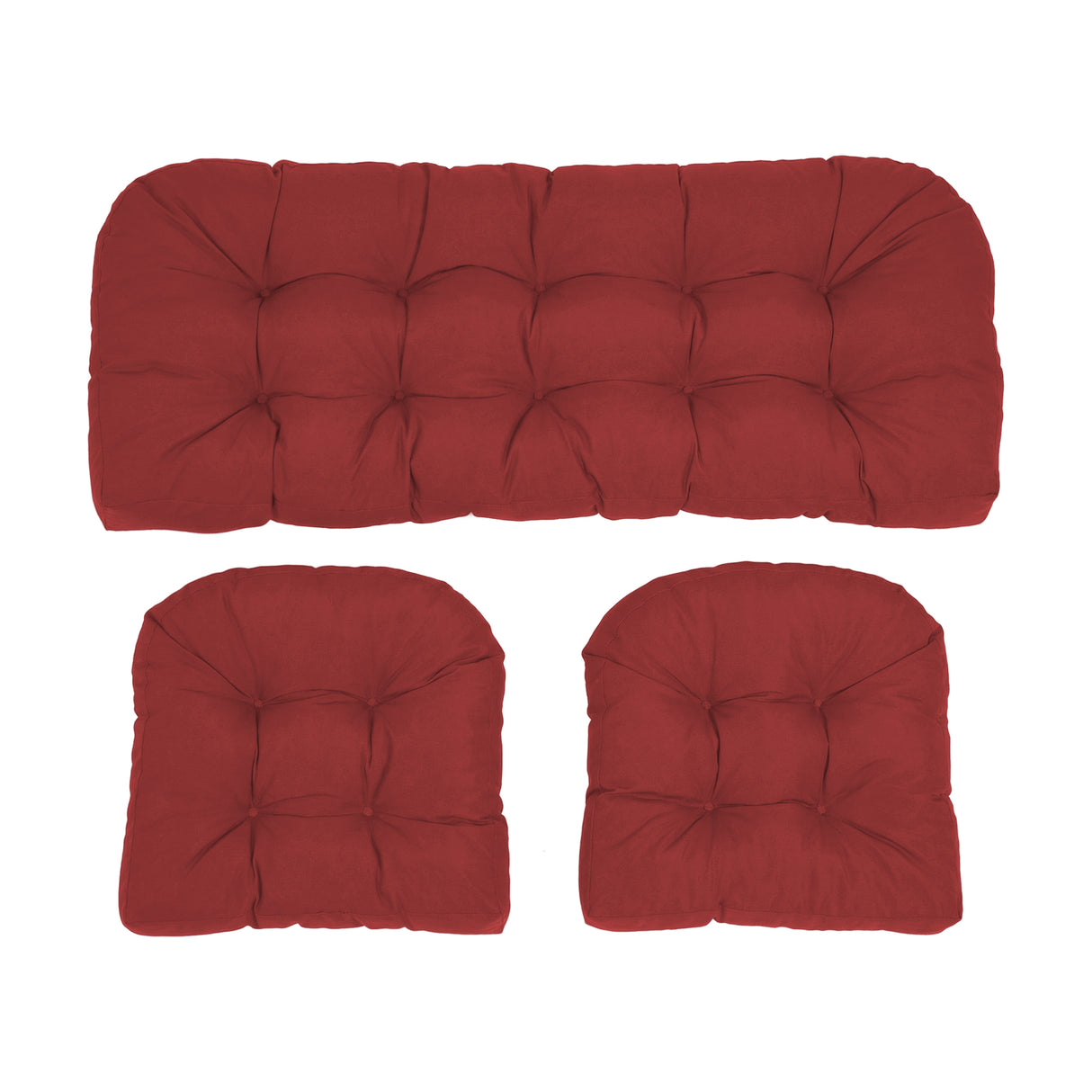 Wicker Chair Cushions Set of 3