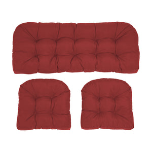 Wicker Chair Cushions Set of 3
