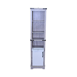 Narrow Bathroom Storage Cabinet with Adjustable Shelves