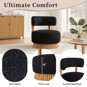 Modern 27.5" W Farmhouse Armless Chair Set of 2