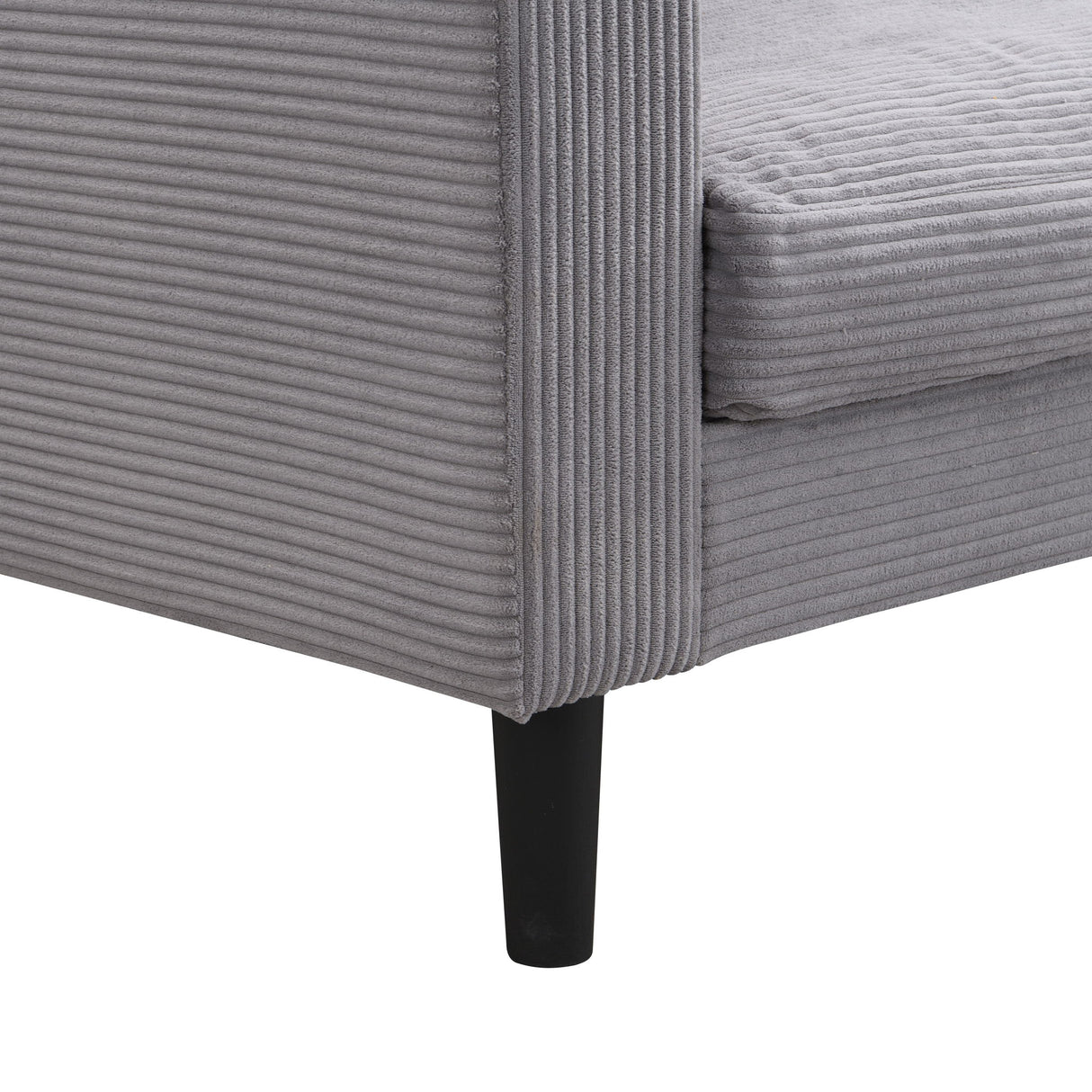 Modern Upholstered 2 Piece Sofa Set With 3 Seater And 2 Seater