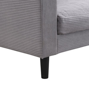 Modern Upholstered 2 Piece Sofa Set With 3 Seater And 2 Seater