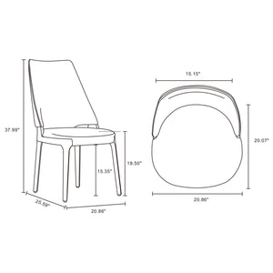 Kara - Dining Chair In (Set of 2)