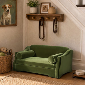 Paloma 35.5" Dog Sofa Bed - Medium in Olive