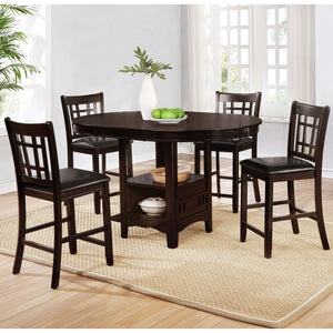 Hester - Extension Counter Dining Table - Espresso